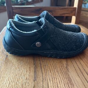 J Sport Black and Gray Shoes